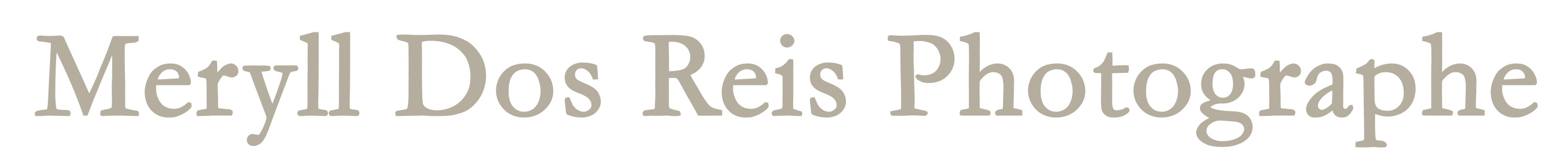 Logo Meryll Dos Reis Photographe